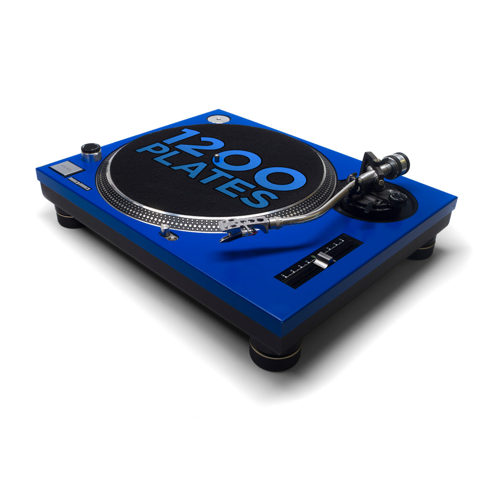 Technics SL-1200 / 1210 M3D / MK3 / MK5 Faceplates (Blue) by 1200