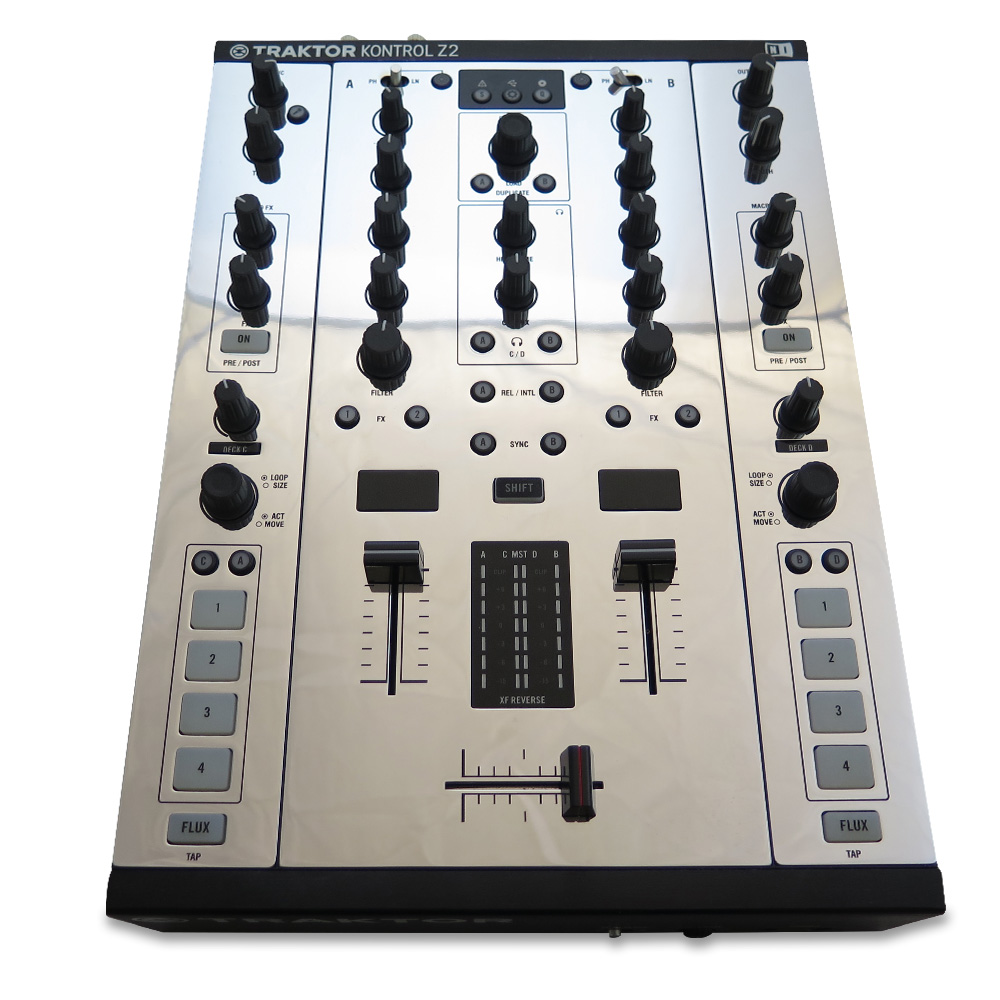 Traktor Z2 Mixer Faceplate (Chrome)