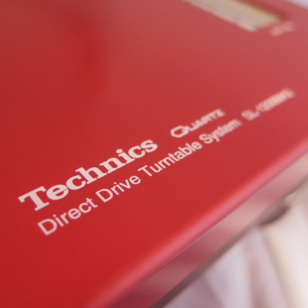 REanodised Red Technics 1200 / 1210 Faceplate
